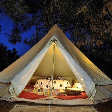 Glamping At A Lovely Tent In Skiaxtro- Marathopoli Villa Eksteriør billede
