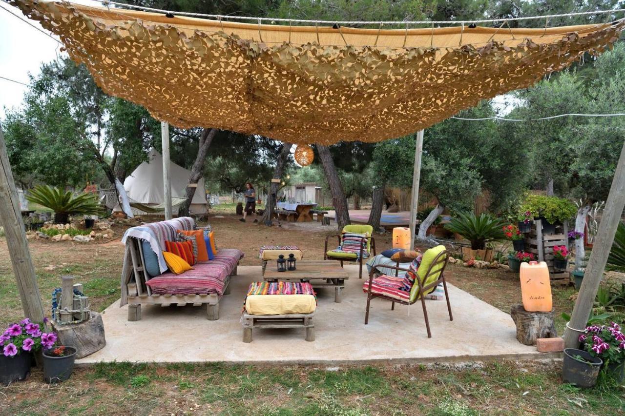 Glamping At A Lovely Tent In Skiaxtro- Marathopoli Villa Eksteriør billede