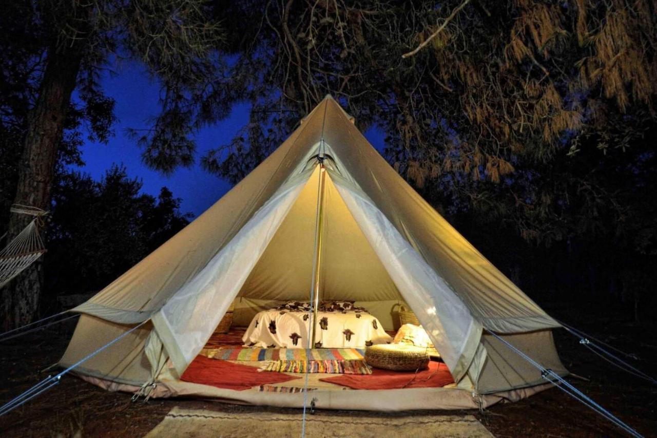 Glamping At A Lovely Tent In Skiaxtro- Marathopoli Villa Eksteriør billede