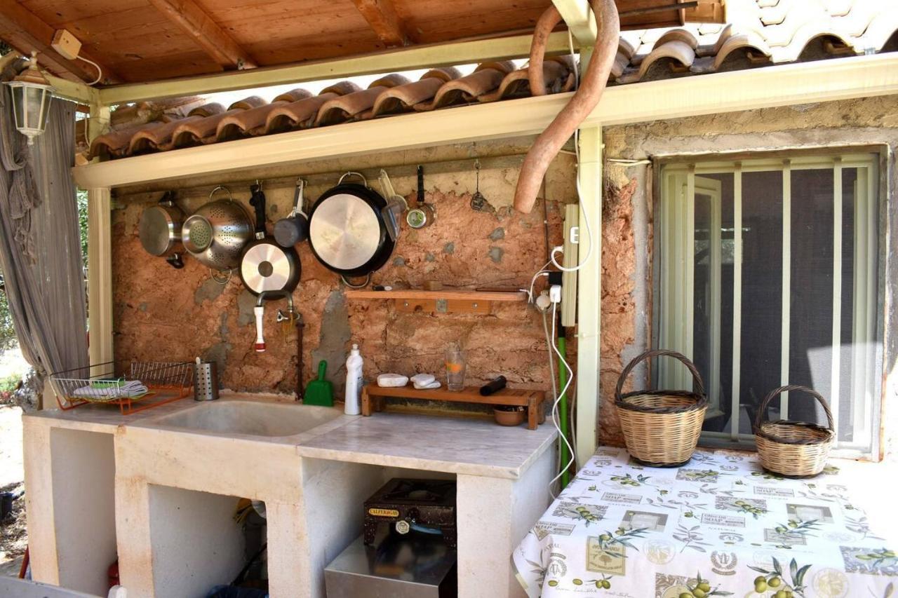 Glamping At A Lovely Tent In Skiaxtro- Marathopoli Villa Eksteriør billede