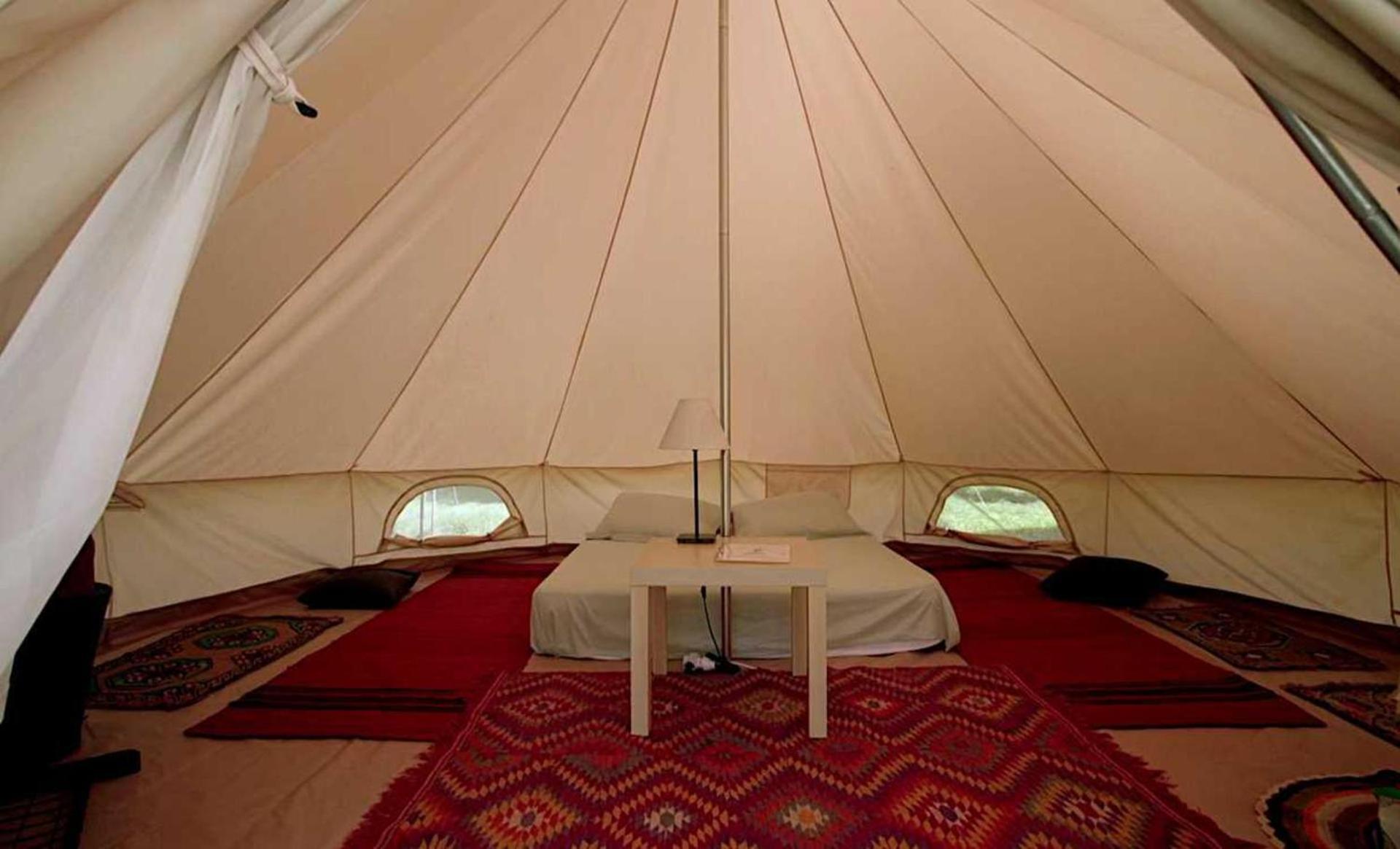 Glamping At A Lovely Tent In Skiaxtro- Marathopoli Villa Eksteriør billede